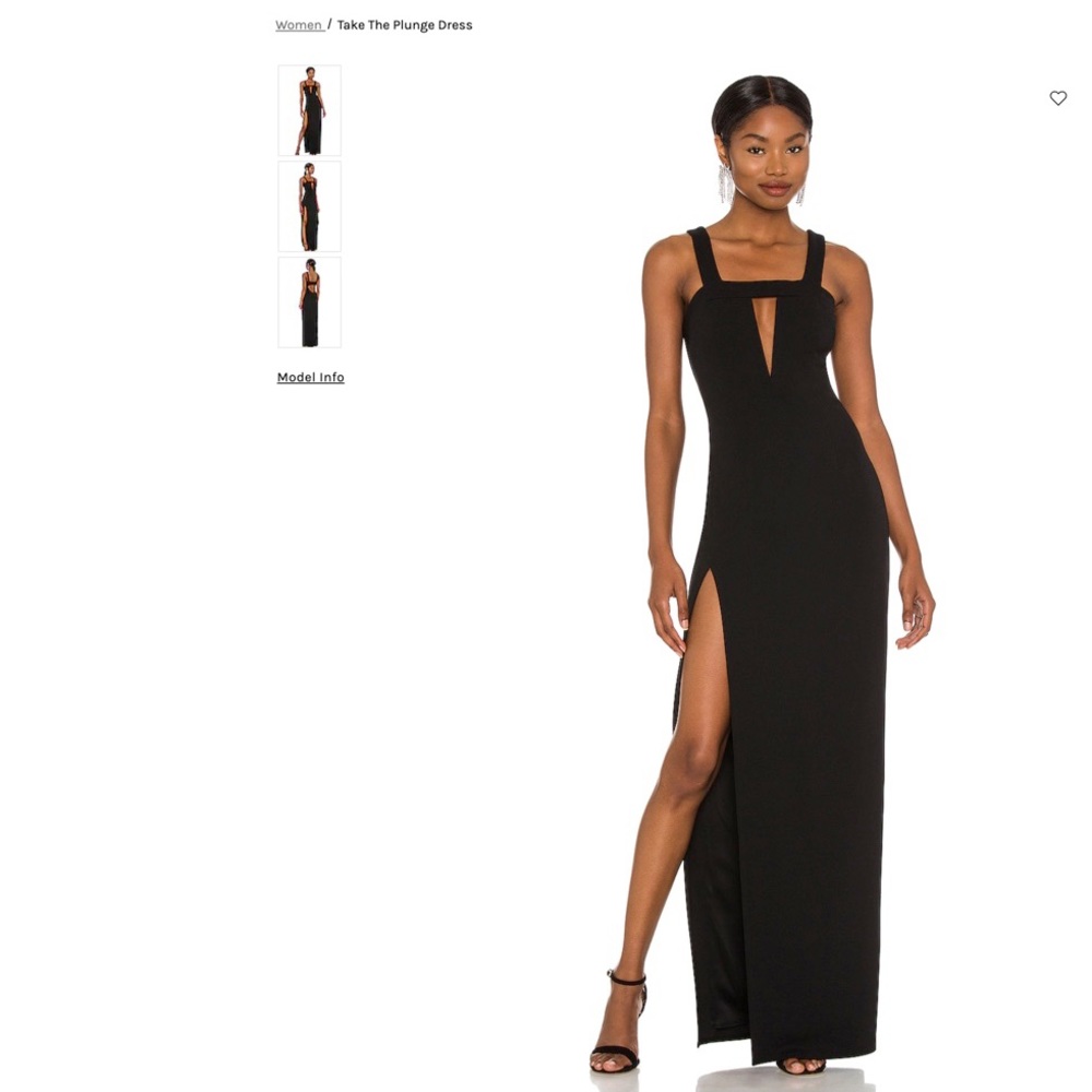 Katie may take the plunge dress